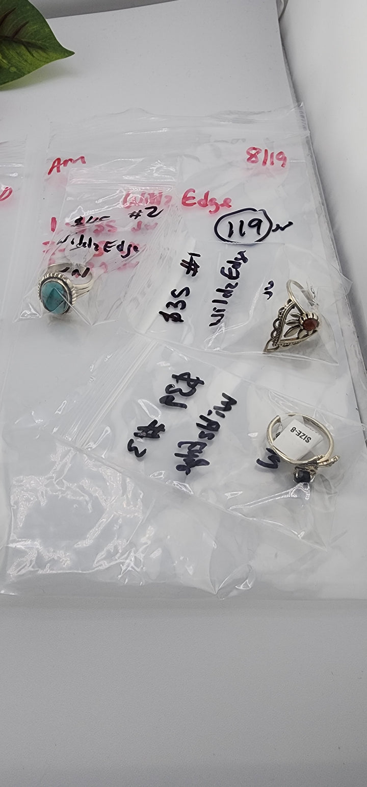 AM SHOW 48HR - RESERVED FOR:  WildzEdge- 8/19/2025 FL tiktok Live Show -3 Sterling Silver Items