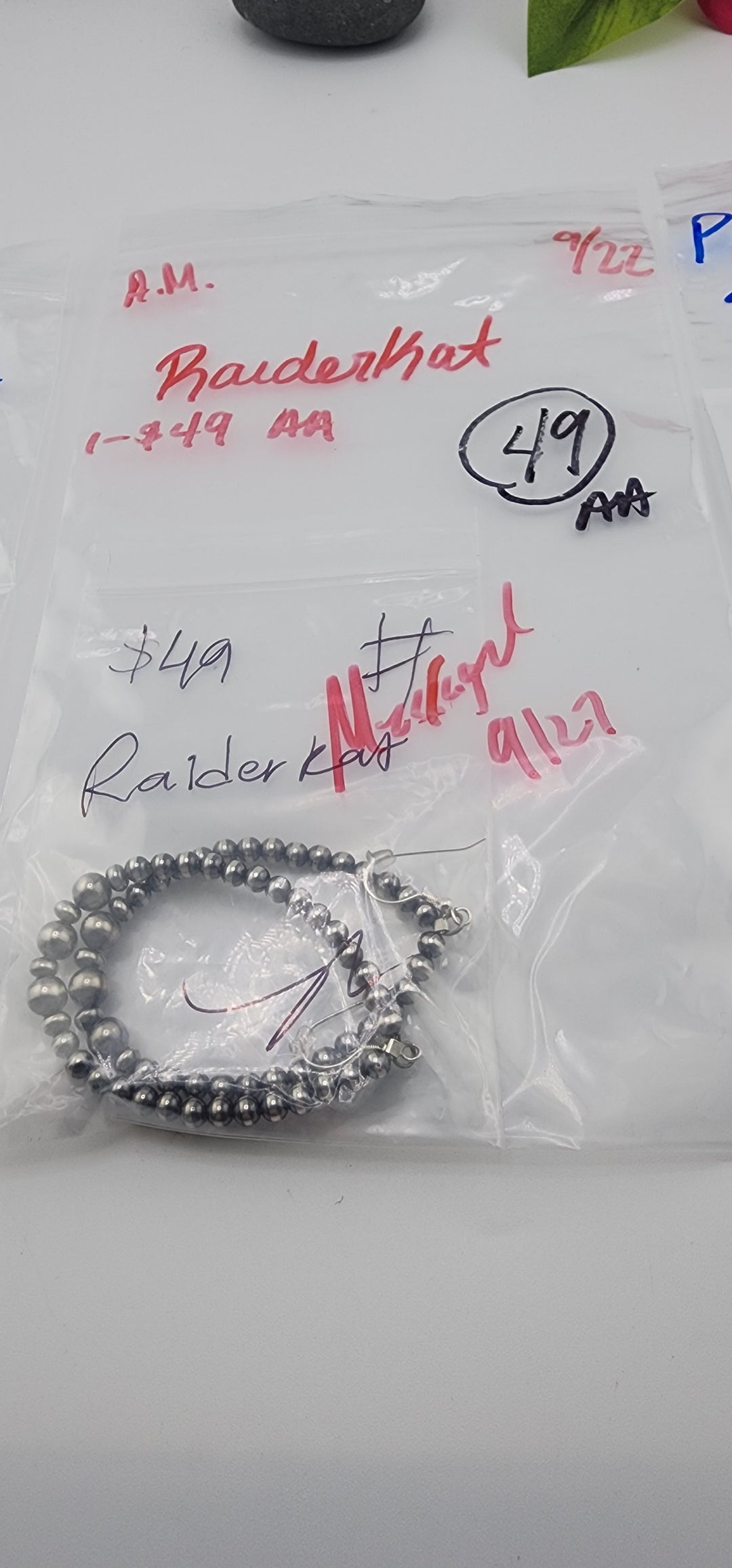 AM SHOW 48HR - RESERVED FOR: Raiderkat - 9/22/2025 FL tiktok Live Show - 1 Sterling Silver Items
