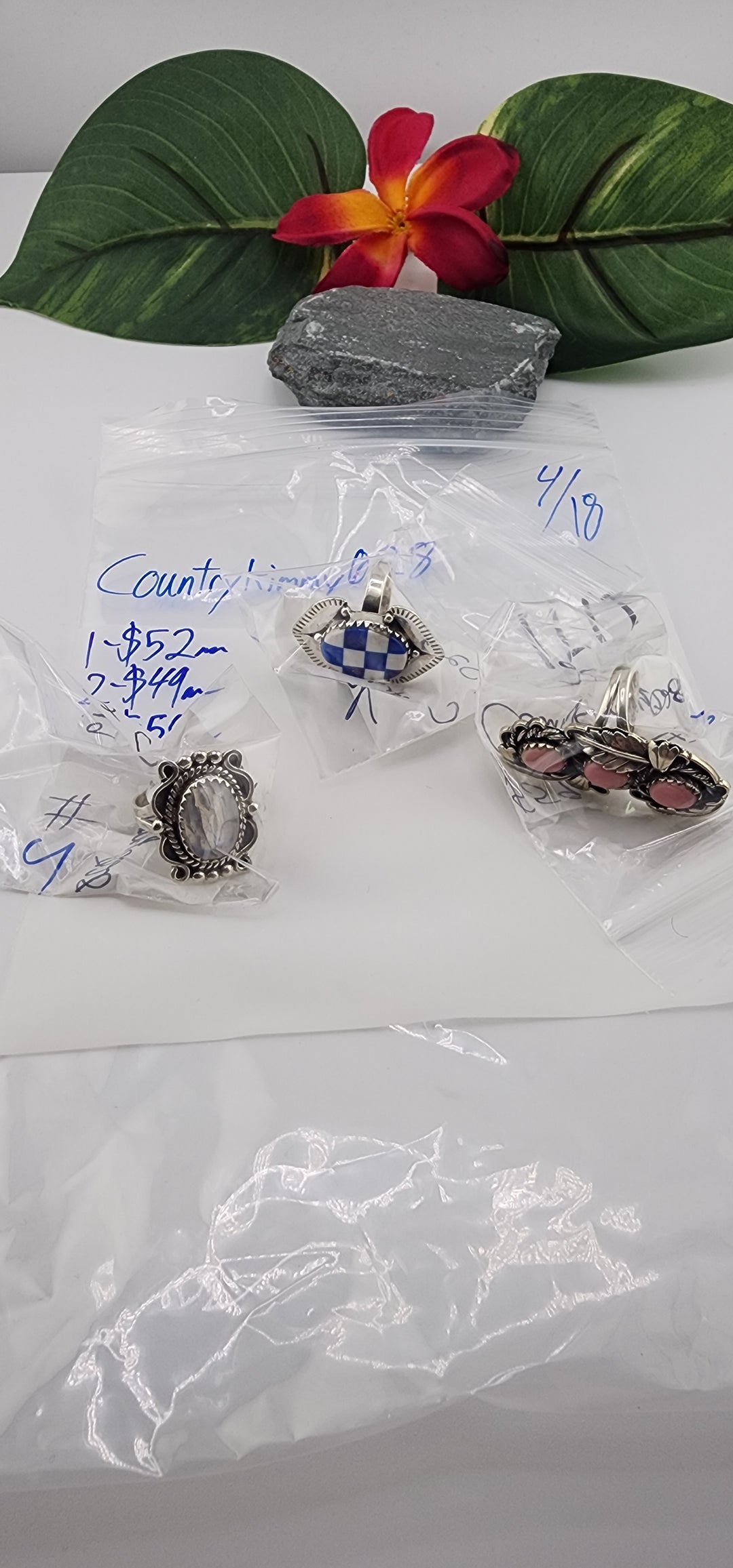 RESERVED FOR: Countrykimmy028 - 4/18/2025 tiktok Live Show - 3 Sterling Silver Items