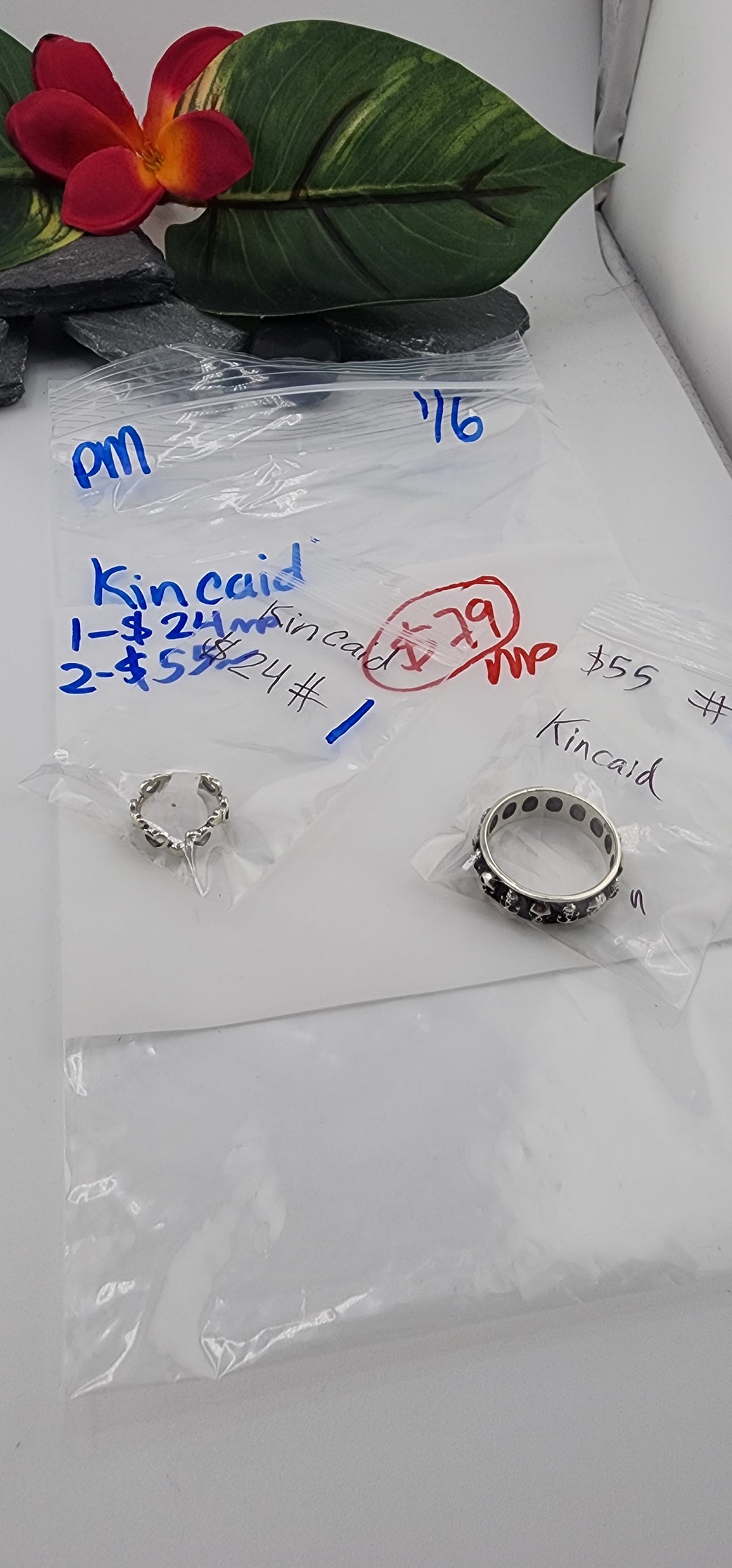 PM SHOW 48HR - RESERVED FOR: kincaid  - 1/6/2026 tiktok Live Show -2 Sterling Silver Items