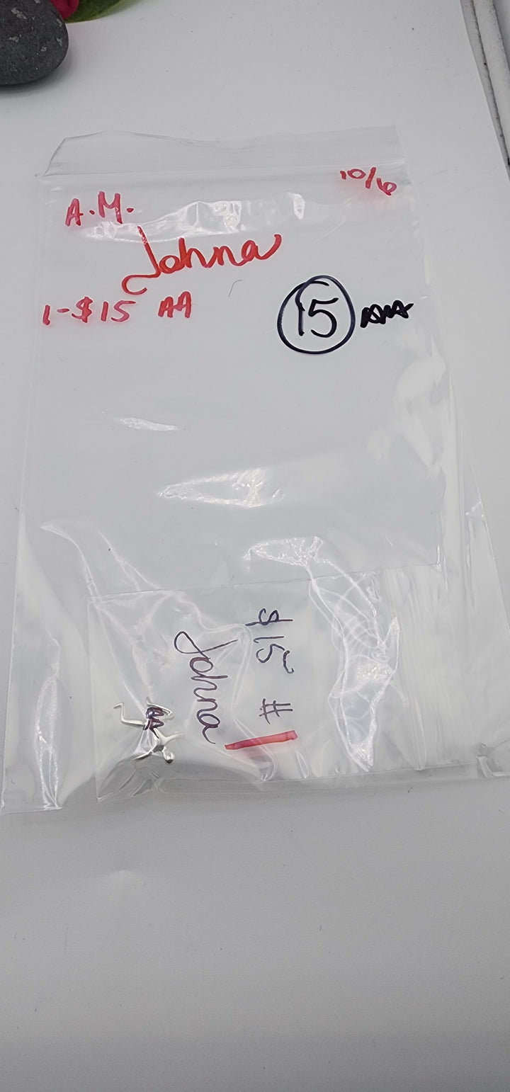 AM SHOW 48HR RESERVED FOR: Johna  - 10/6/2025 FL tiktok Live Show - 1 Sterling Silver Items