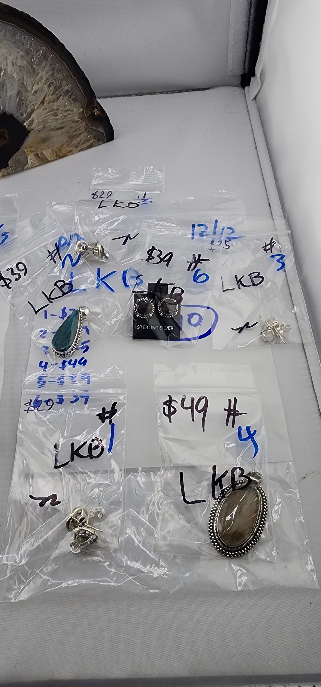 PM SHOW 48HR - RESERVED FOR: LKB - 12/13/2025 tiktok Live Show - 6 Sterling Silver Items