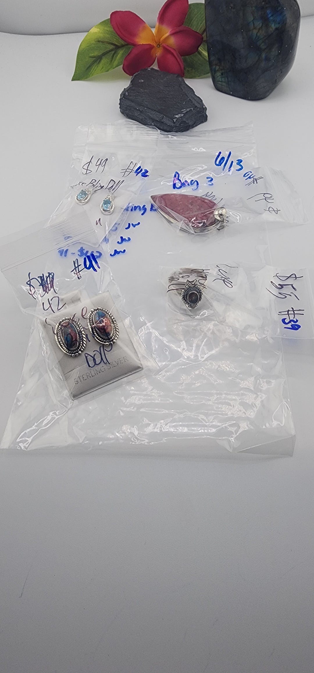 48HR - RESERVED FOR: LuxeBlingDoll *3 BAGS* - 6/13/2025 FL tiktok Live Show - 42 Sterling Silver Items