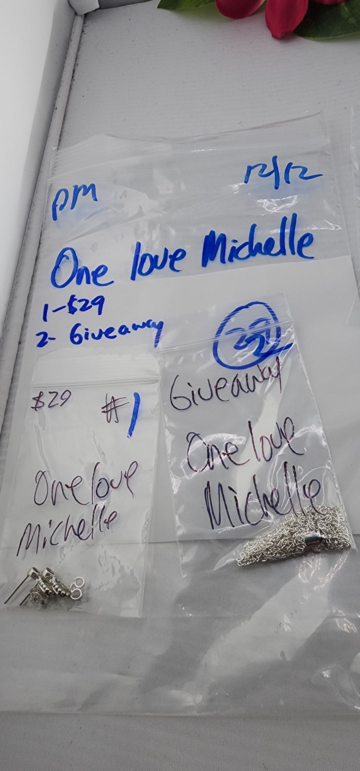PM SHOW 48HR - RESERVED FOR: OneLoveMichelle 12/13/2025 tiktok Live Show - 2  Sterling Silver Items