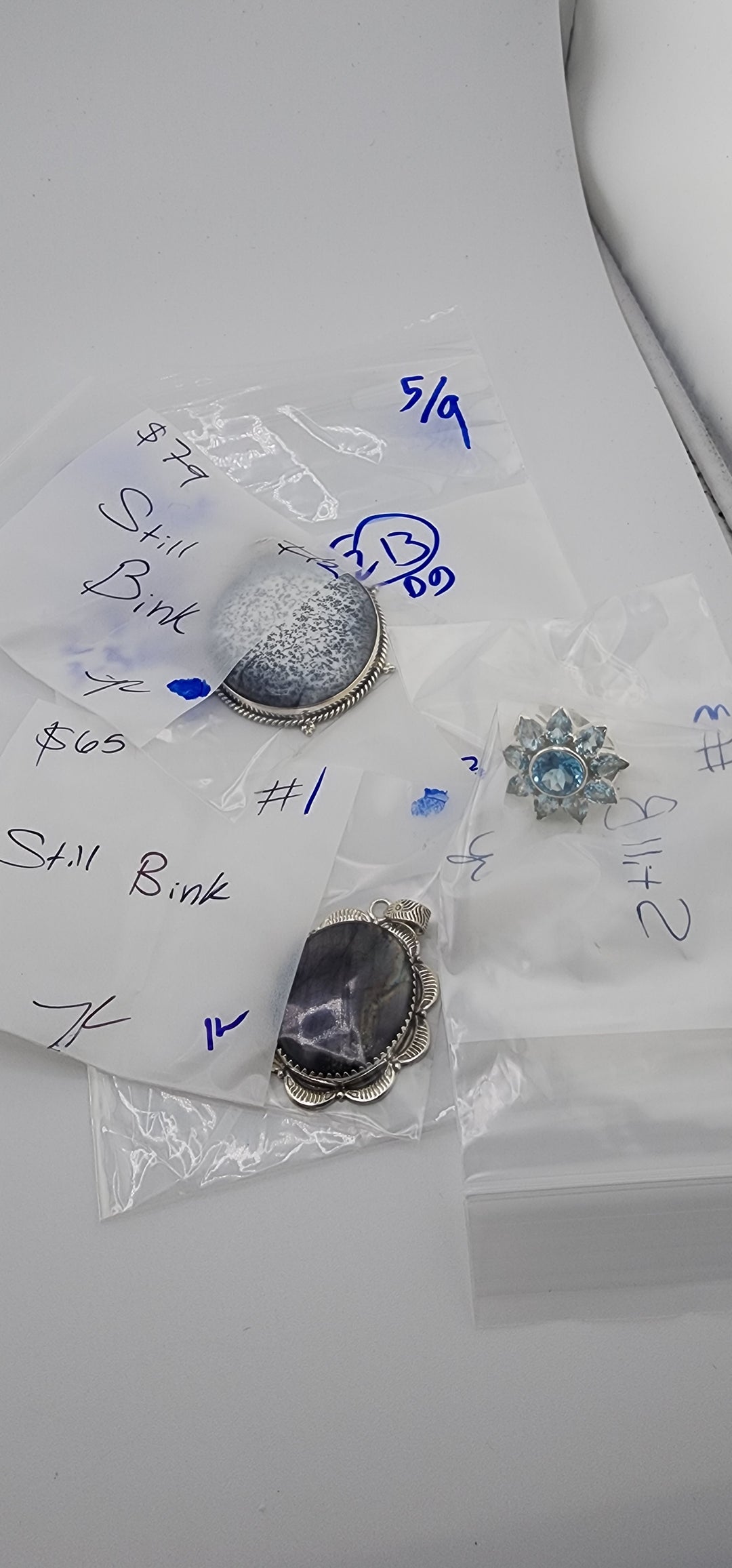 RESERVED FOR: Still Bink - 5/9/2025 tiktok Live Show - 3 Sterling Silver Items