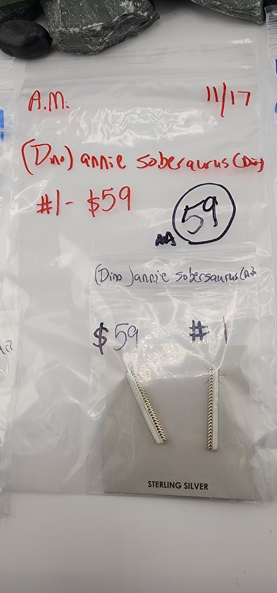 AM SHOW 48HR RESERVED FOR: 🦖🦕 annie soberaurus 🦖🦕- 11/17/2025 FL tiktok Live Show - 1 Sterling Silver Items