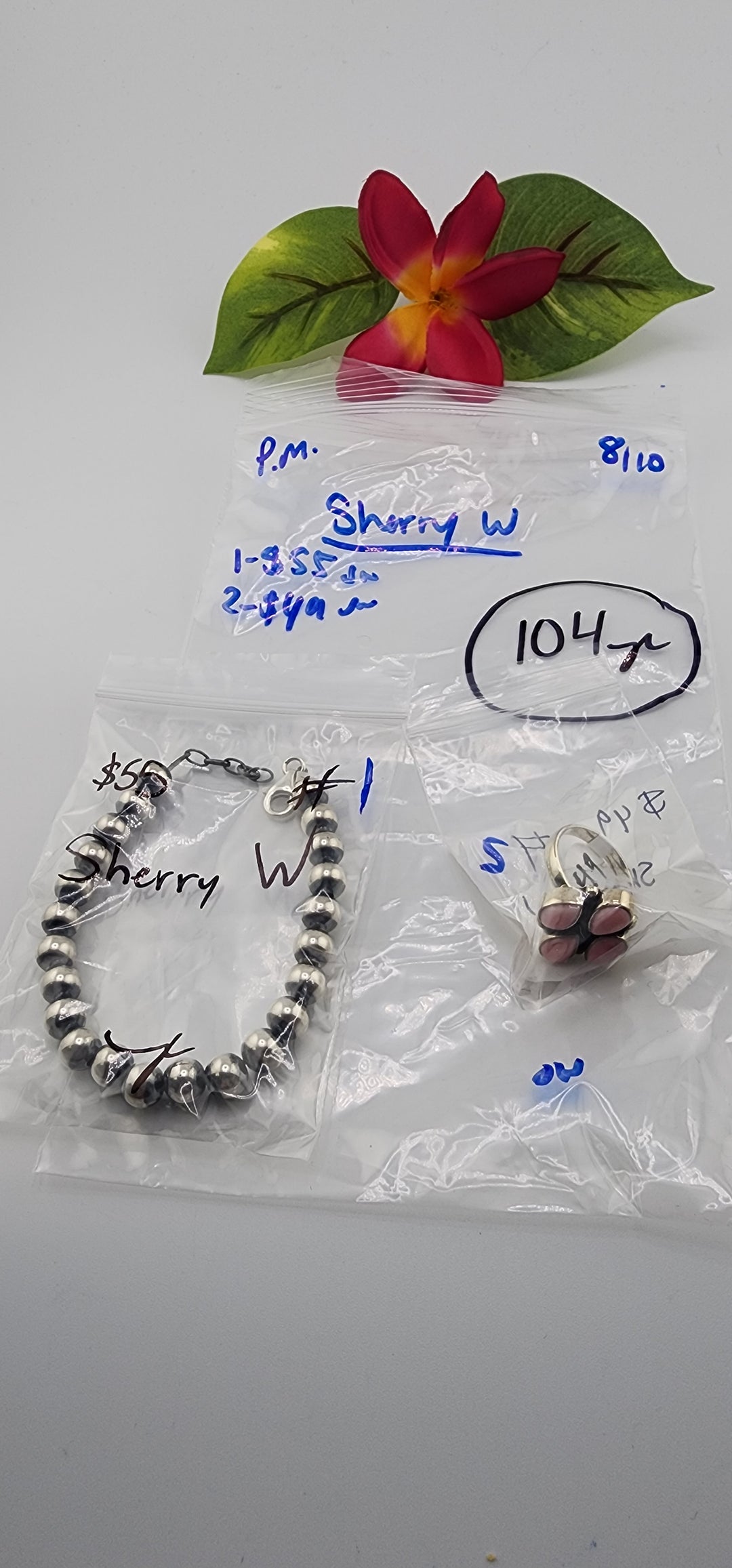 PM SHOW 48HR - RESERVED FOR:  Sherry W - 8/10/2025 FL tiktok Live Show - 2 Sterling Silver Items