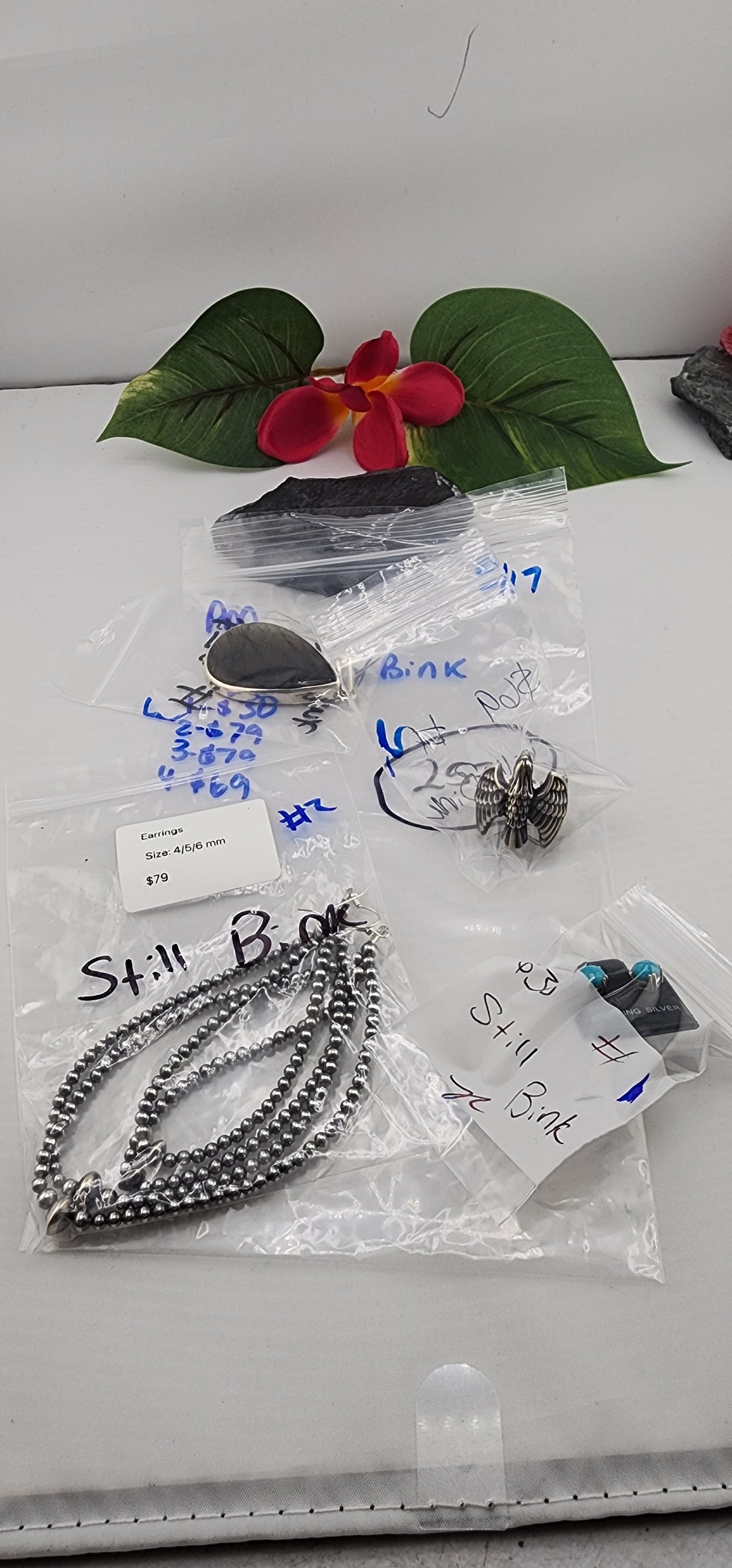 PM SHOW 48HR - RESERVED FOR: Still Bink- 8/17/2025 FL tiktok Live Show -  4 Sterling Silver Items