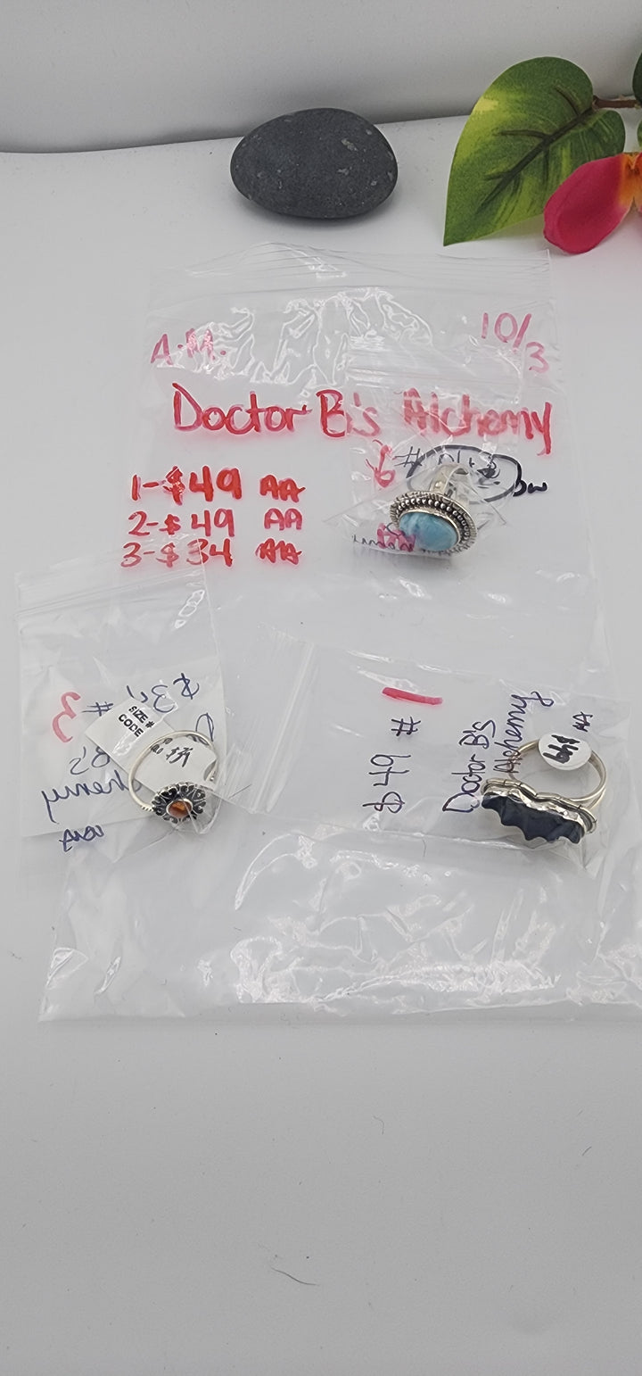 AM SHOW 48HR RESERVED FOR:  Doctor B's Alchemy- 10/3/2025 FL tiktok Live Show -3 Sterling Silver Items