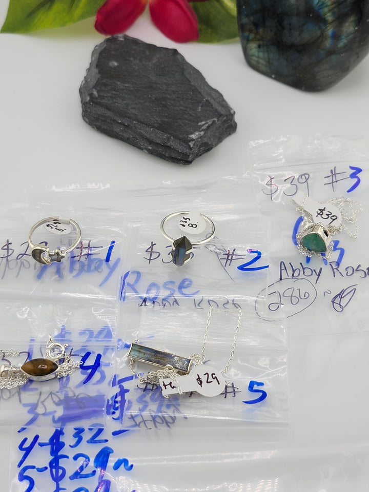 48HR - RESERVED FOR: Abby Rose - 6/13/2025 FL tiktok Live Show - 9 Sterling Silver Items