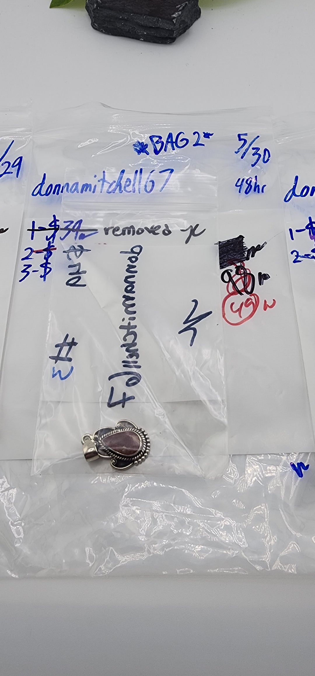 RESERVED FOR: donnamitchell67 *BAG 2* - 5/30/2025 tiktok Live Show - 1 Sterling Silver Items