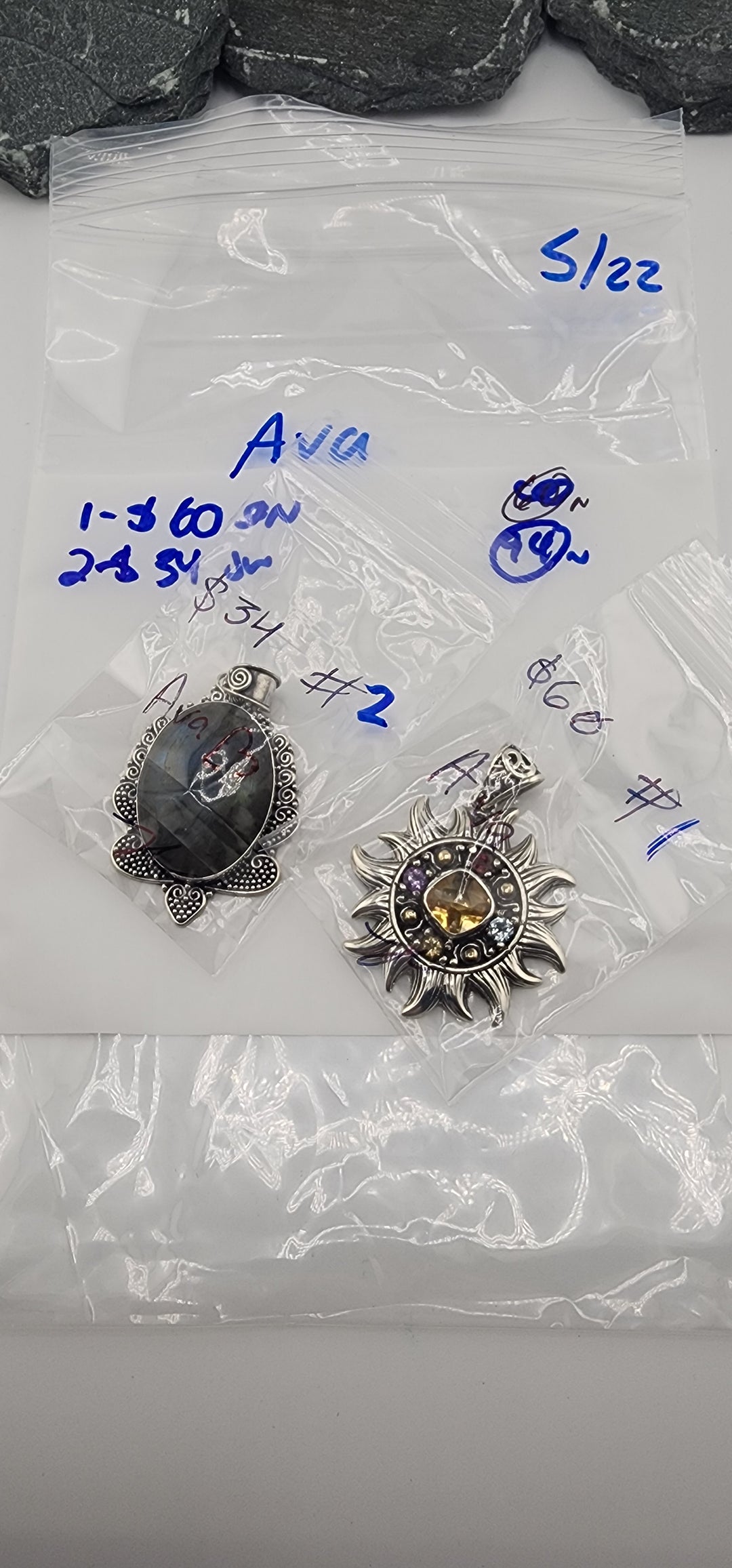 RESERVED FOR:  Ava- 5/22/2025 tiktok Live Show - 2 Sterling Silver Items