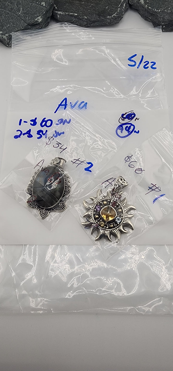 RESERVED FOR:  Ava- 5/22/2025 tiktok Live Show - 2 Sterling Silver Items