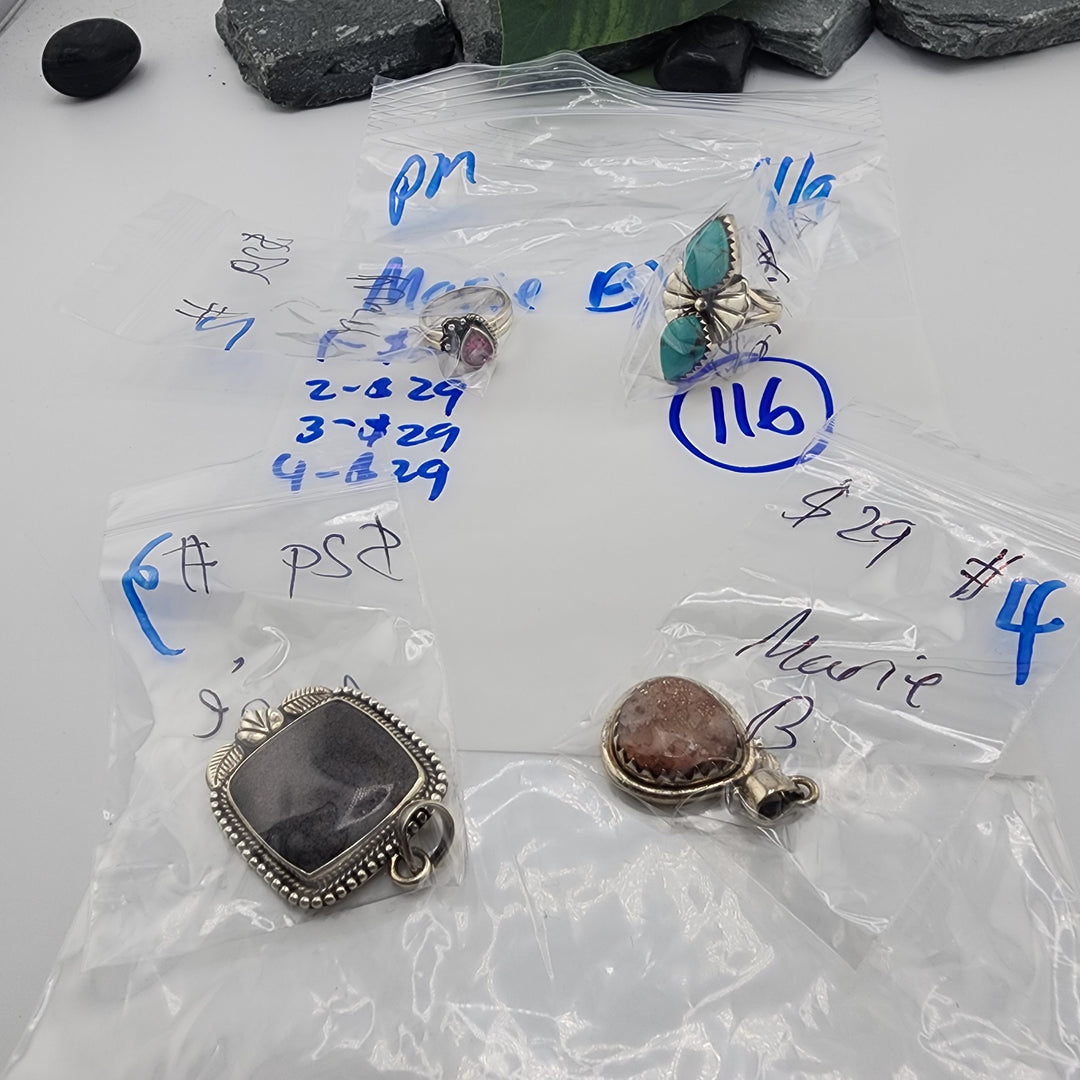 Marie B - 4/9/26 PM - 4 925 Sterling Silver Items