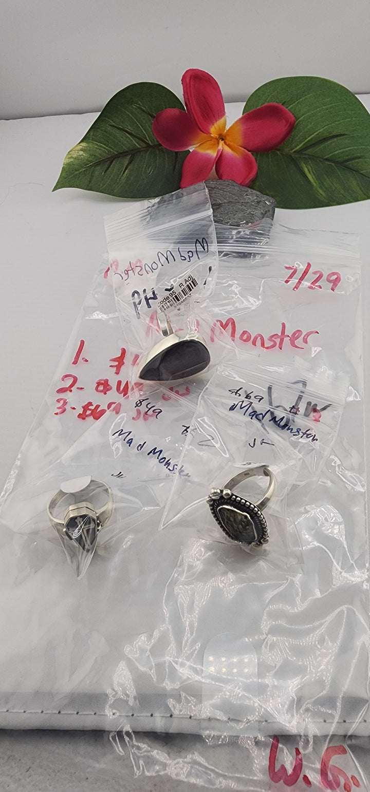 AM SHOW 48HR - RESERVED FOR: MadMonster - 7/29/2025 FL tiktok Live Show - 3 Sterling Silver Items