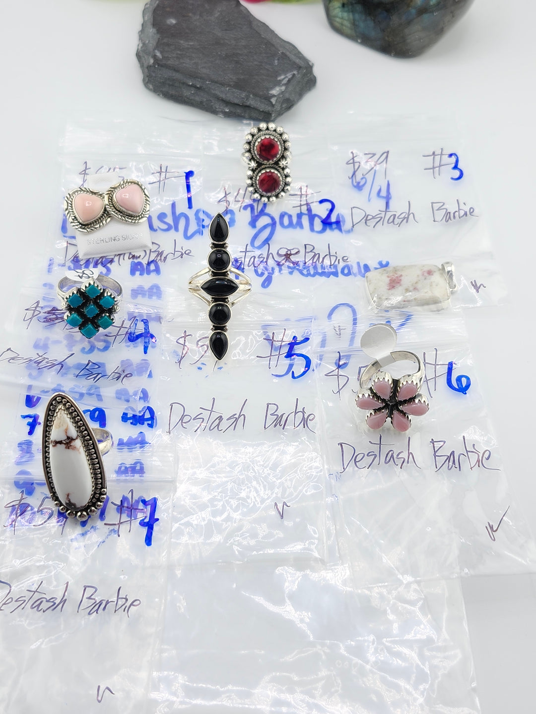RESERVED FOR: Destash🎀Barbie - 6/4/2025 tiktok Live Show - 10 Sterling Silver Items