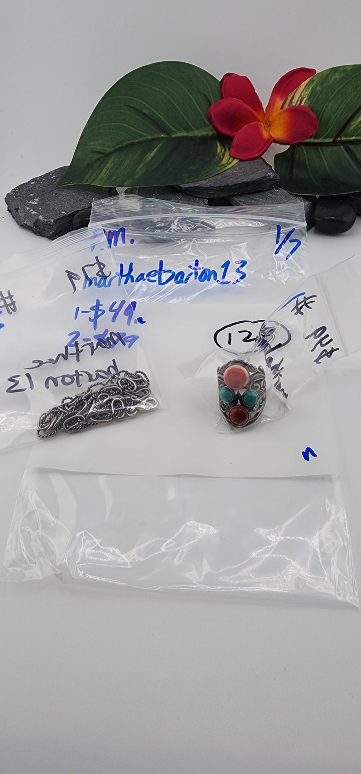 PM SHOW 48HR - RESERVED FOR: marthabarton13 - 1/7/2026 tiktok Live Show - 2 Sterling Silver Items