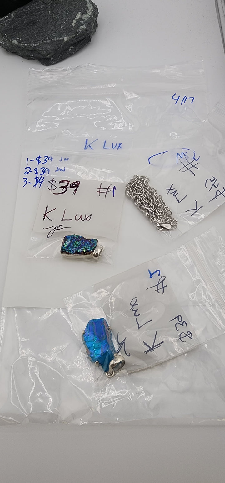RESERVED FOR:  K Lux- 4/17/2025 tiktok Live Show -3 Sterling Silver Items