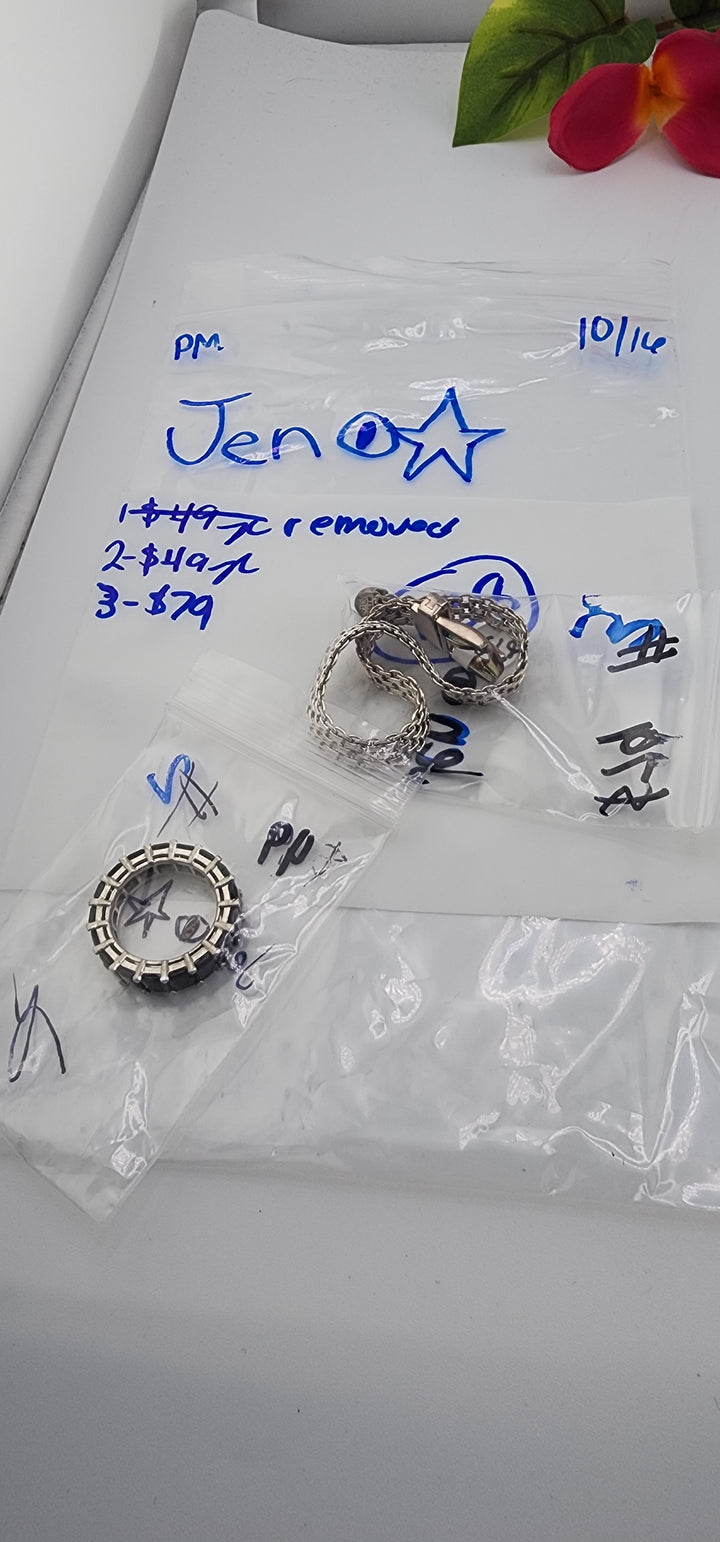 PM SHOW 48HR - RESERVED FOR: Jen🧿⭐ - 10/16/2025 FL tiktok Live Show - 2 Sterling Silver Items