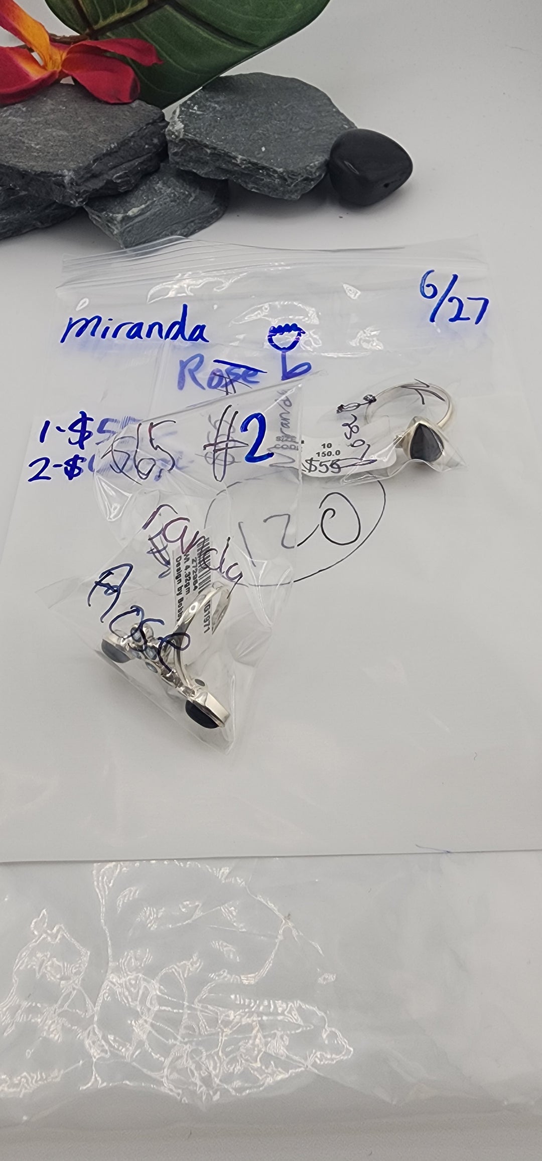 48HR - RESERVED FOR: Miranda Rose🌹 - 6/27/2025 FL tiktok Live Show - 2 Sterling Silver Items