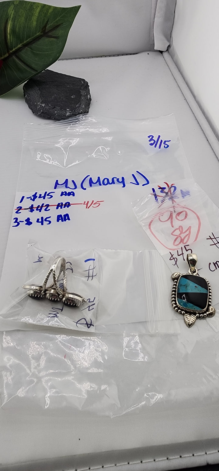 RESERVED FOR: MJ (Mary J) - 3/15/2025 Live Show - 2 Sterling Silver Items