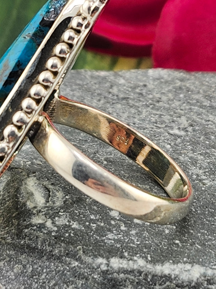 Opalized Wood Ring Size 10