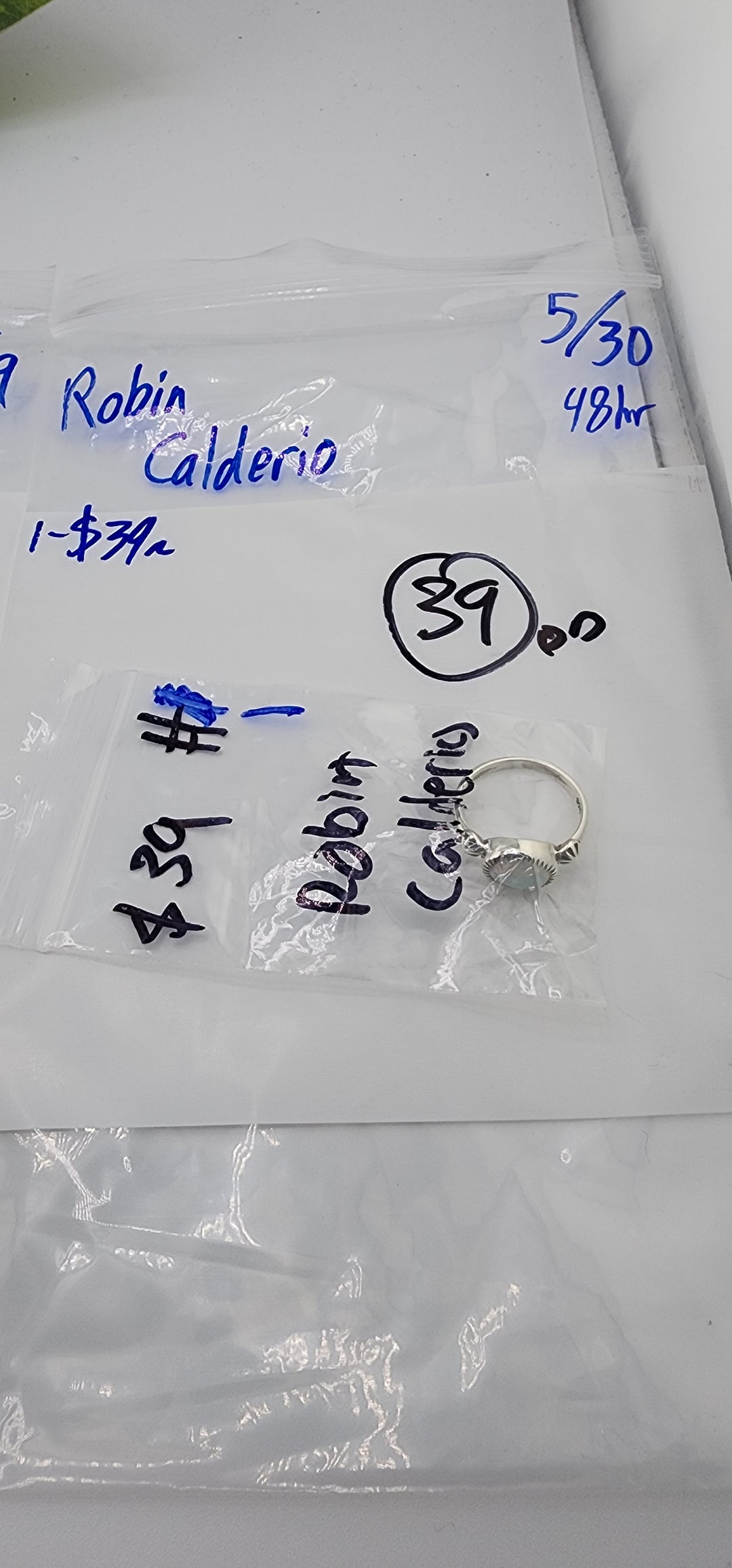 RESERVED FOR: Robin Calderio - 5/30/2025 tiktok Live Show - 1 Sterling Silver Items