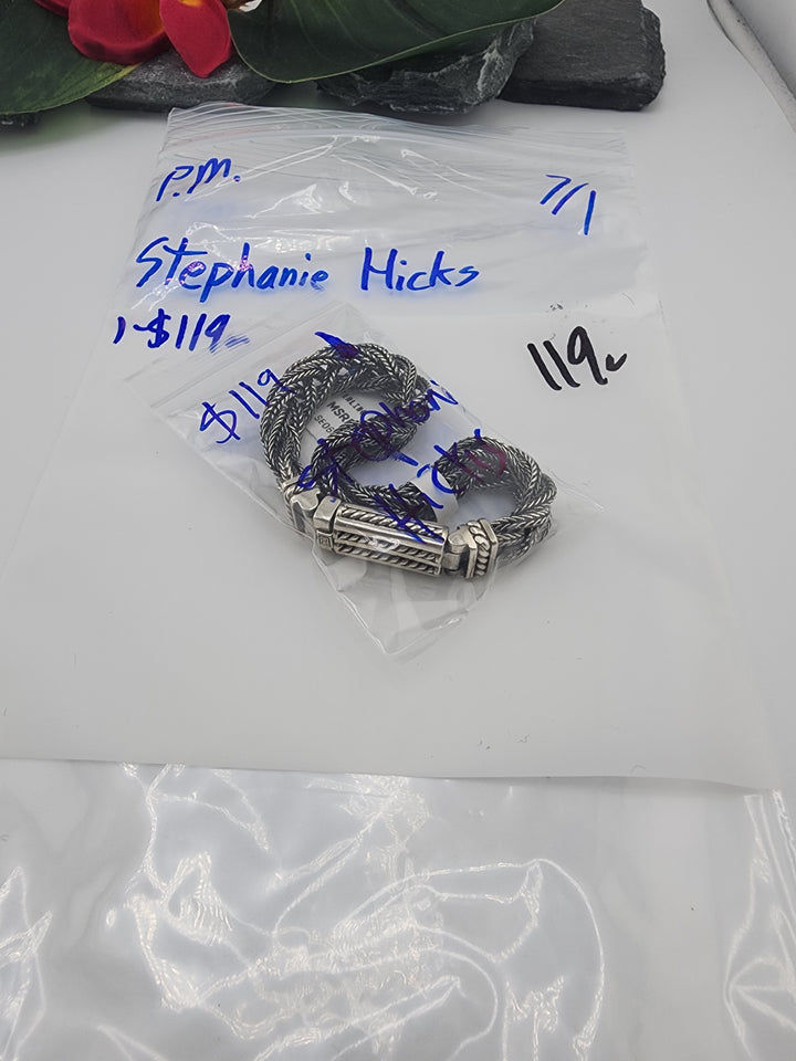 Stephanie Hicks - 7/1/26 PM - 1 925 Sterling Silver