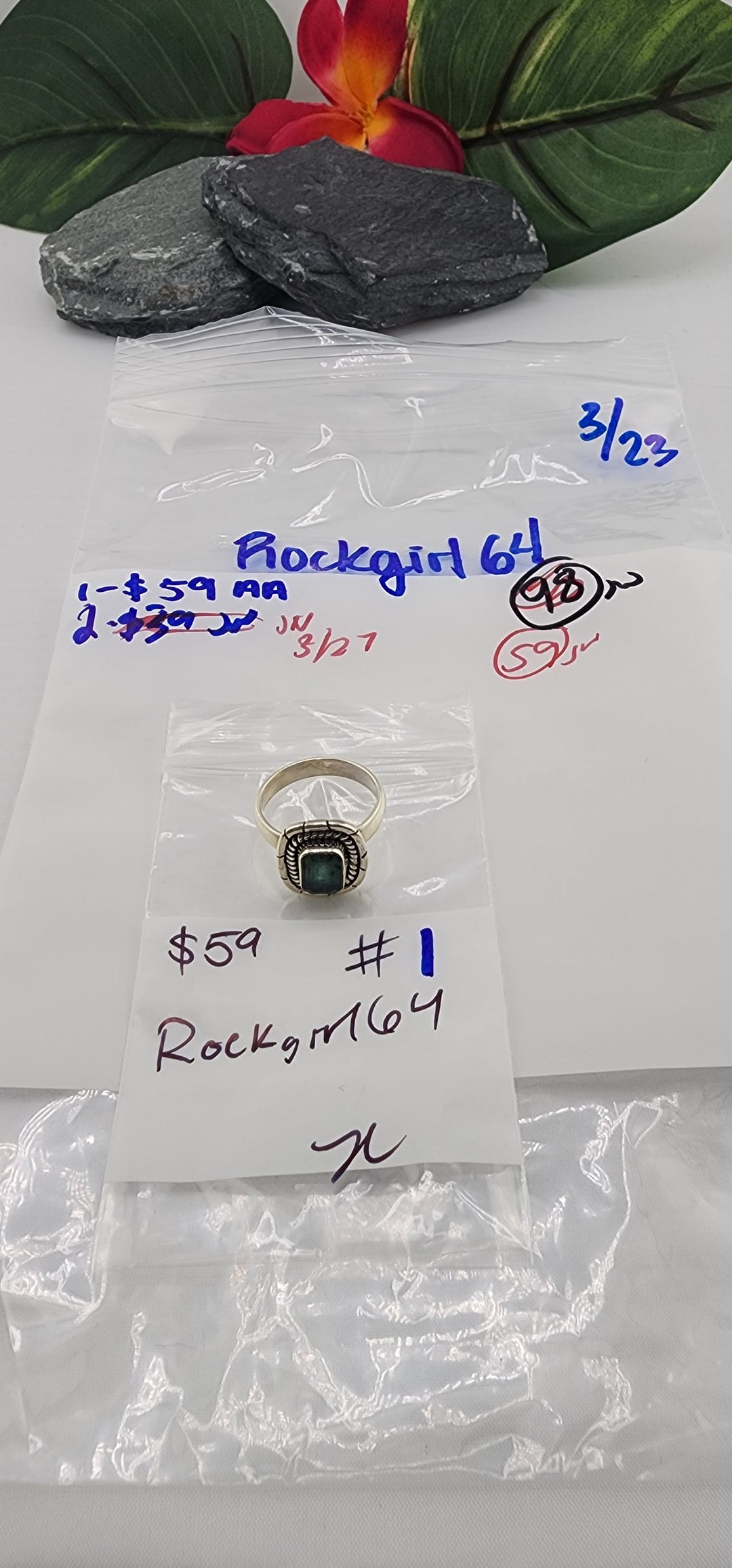 RESERVED FOR: Rockgirl64- 3/23/2025 Live Show -1  Sterling Silver Items