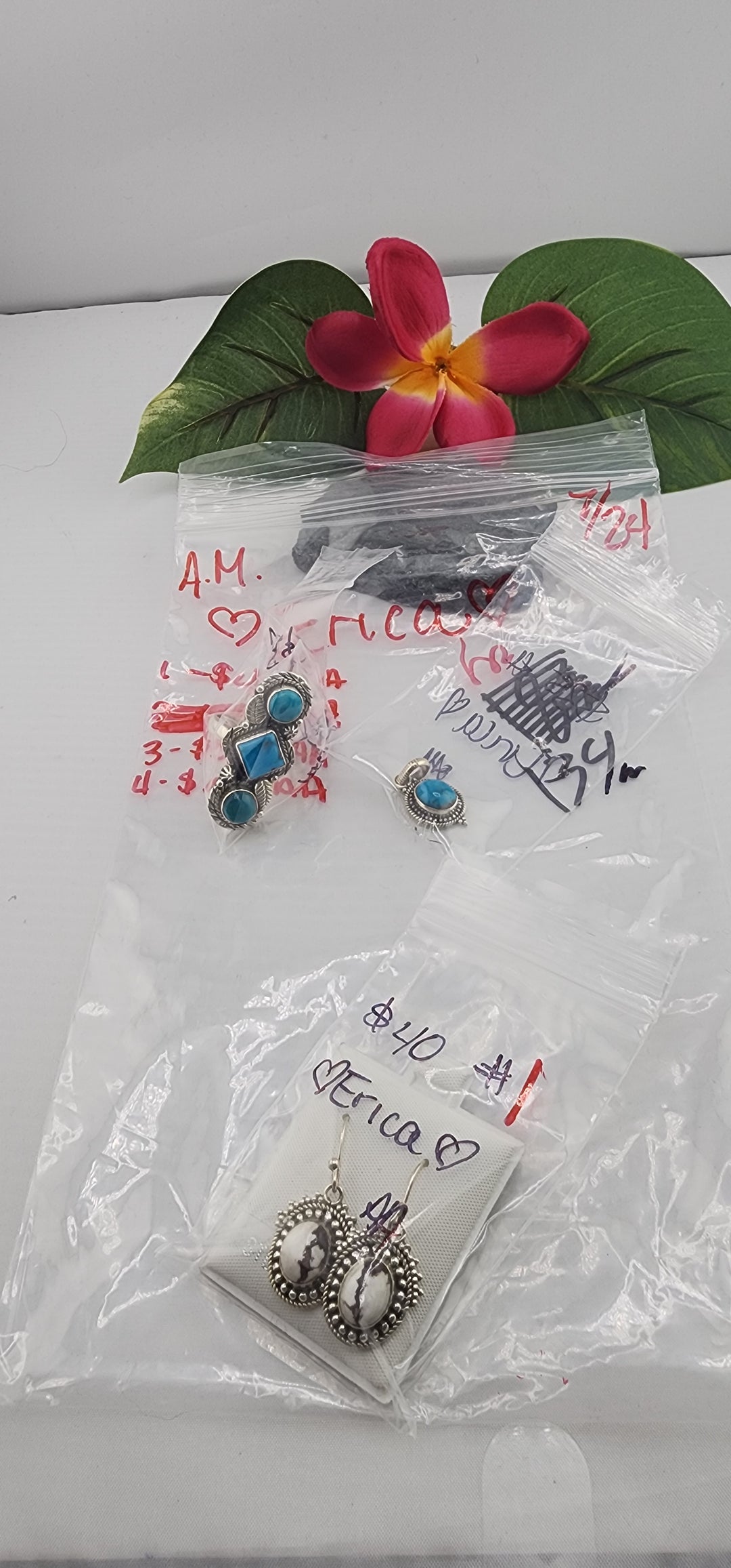 AM SHOW 48HR - RESERVED FOR: 💙Erica💙 - 7/24/2025 FL tiktok Live Show - 3 Sterling Silver Items