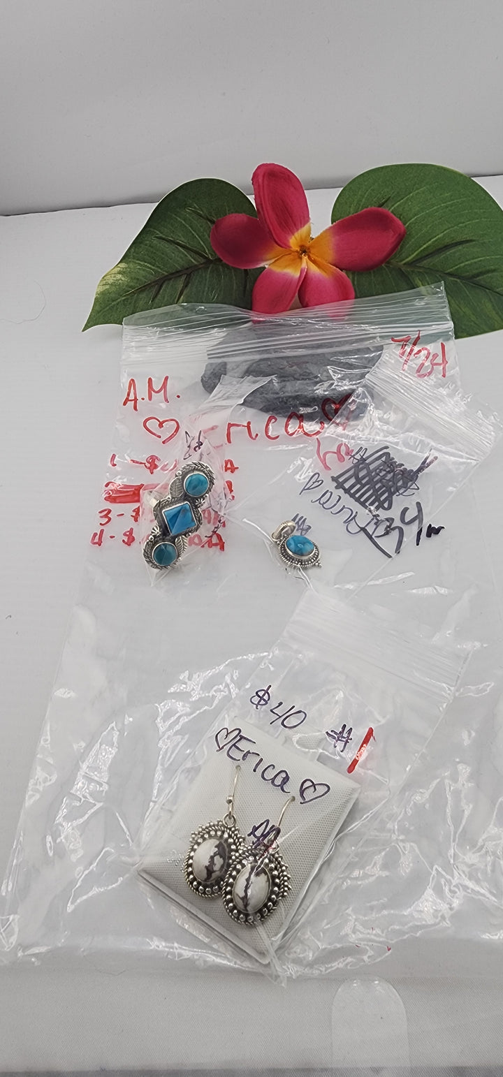AM SHOW 48HR - RESERVED FOR: 💙Erica💙 - 7/24/2025 FL tiktok Live Show - 3 Sterling Silver Items