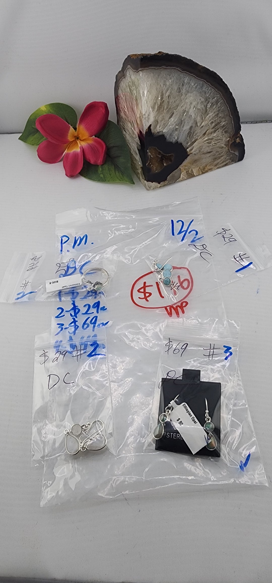 PM SHOW 48HR - RESERVED FOR: DC - 12/2/2025 tiktok Live Show - 4 Sterling Silver Items