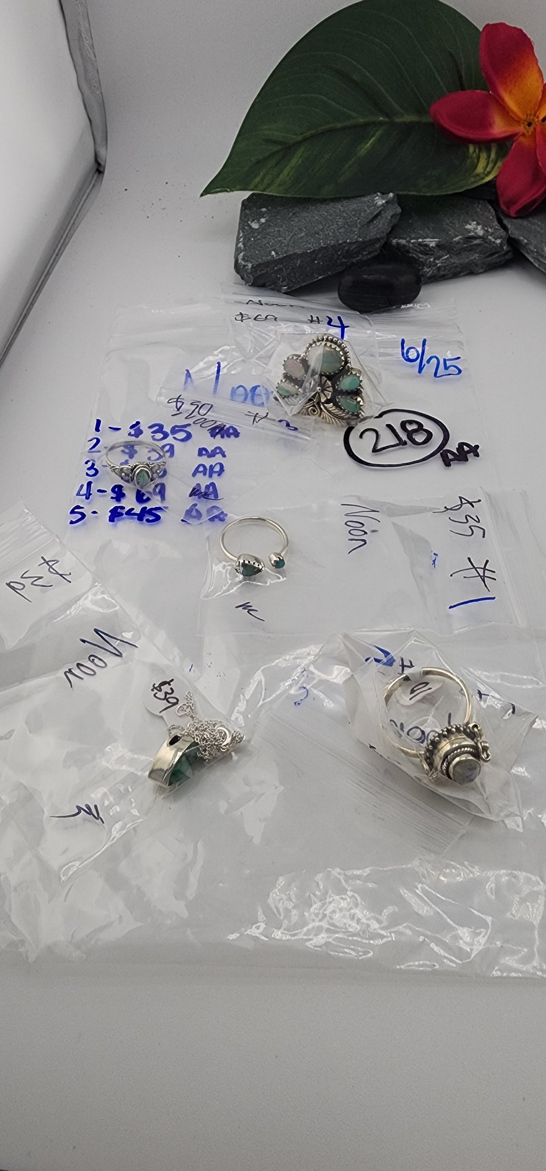 RESERVED FOR: Noon - 6/25/2025 tiktok Reservation Live Show - 5 Sterling Silver Items