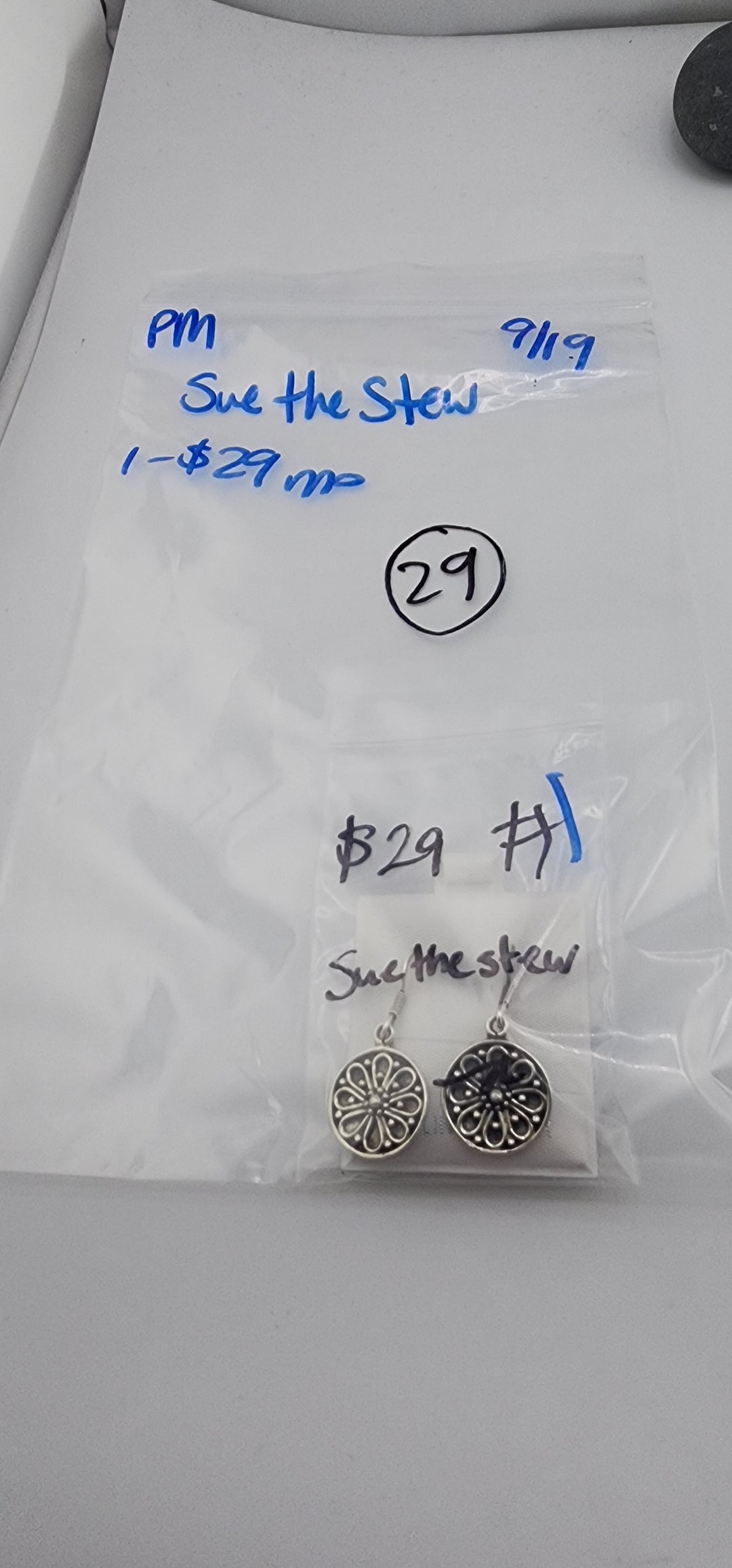 PM SHOW 48HR - RESERVED FOR: Suethestew - 9/19/2025 FL tiktok Live Show - Sterling Silver Items