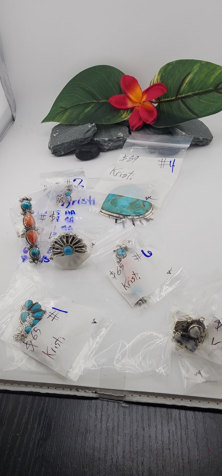 48HR - RESERVED FOR: Kristi - 7/2/2025 FL tiktok Live Show - 7 Sterling Silver Items