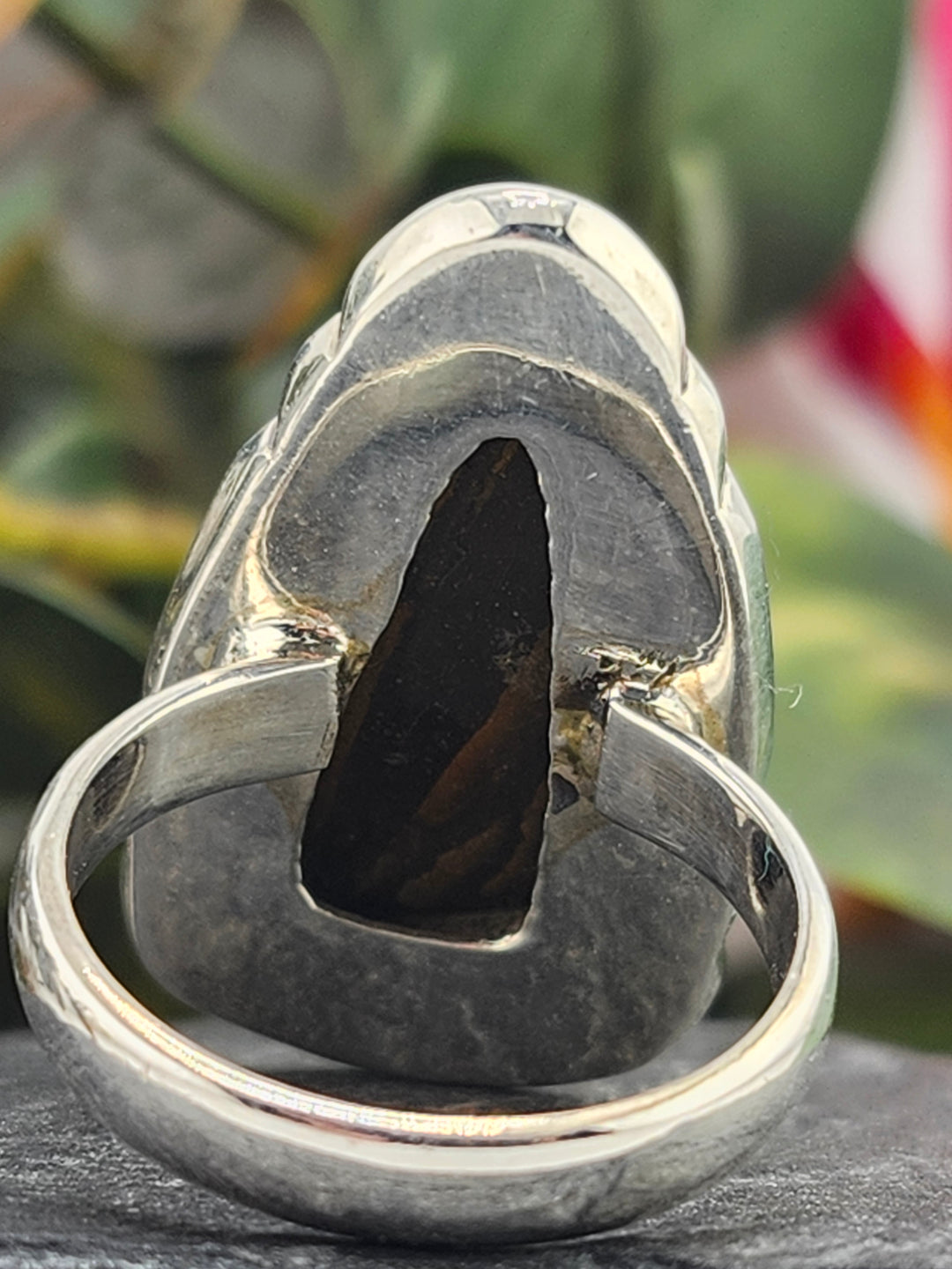 Australian Opal Doublet and 925 Sterling Silver Ring - Size 7.25