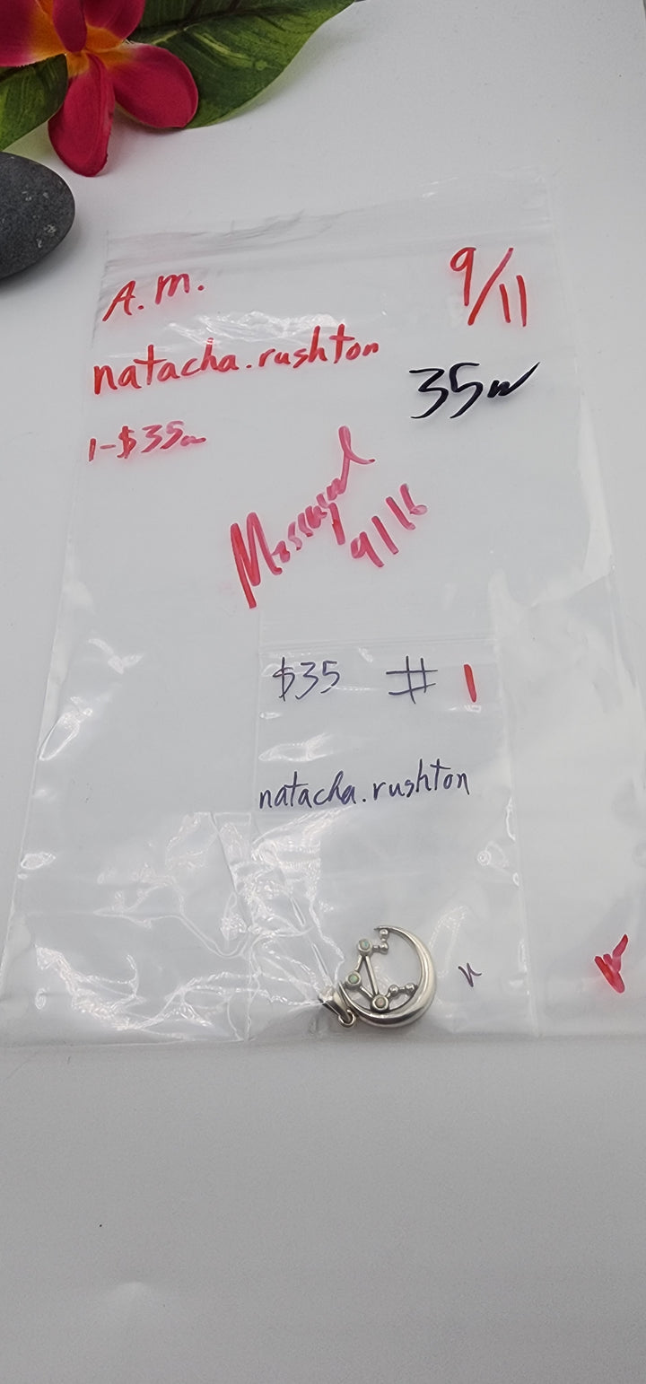 AM SHOW 48HR - RESERVED FOR: natacha.rushton - 9/11/2025 FL tiktok Live Show - 1 Sterling Silver Items