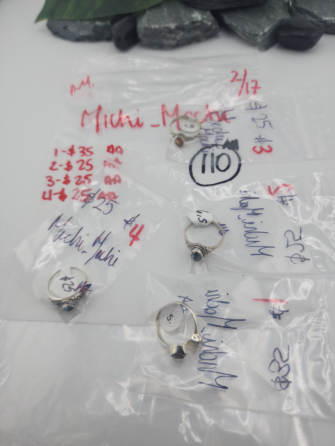 Michi_Mochi - 2/17/26 - 4 925 Sterling Silver Items