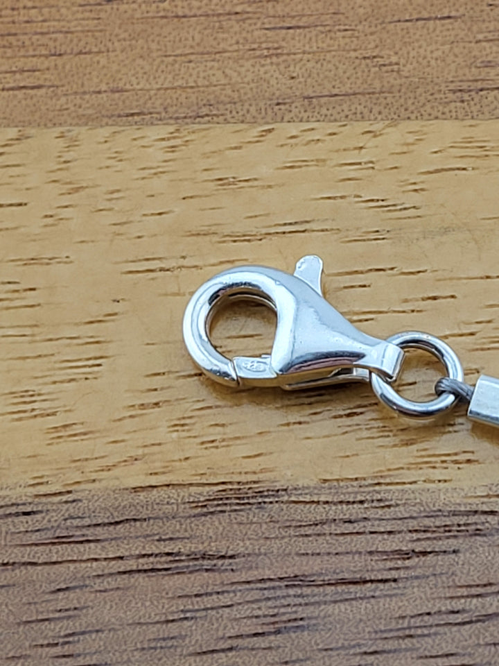 925 Sterling Silver 6 inch + 1 inch Extension Turquoise & Queen Conch Bracelet