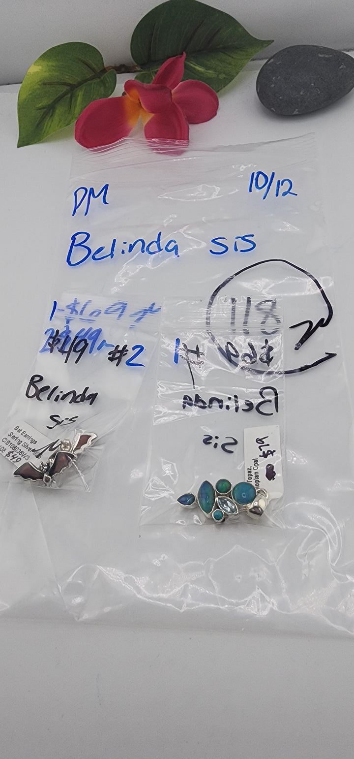 PM SHOW 48HR - RESERVED FOR: Belinda sis - 10/12/2025 FL tiktok Live Show - 2 Sterling Silver Items