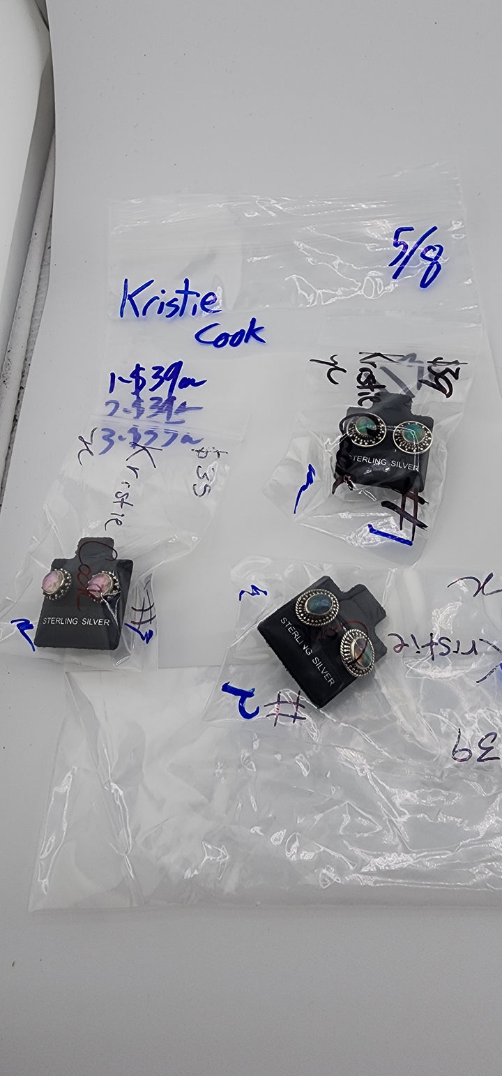 RESERVED FOR: Kristie Cook - 5/8/2025 tiktok Live Show - 3 Sterling Silver Items