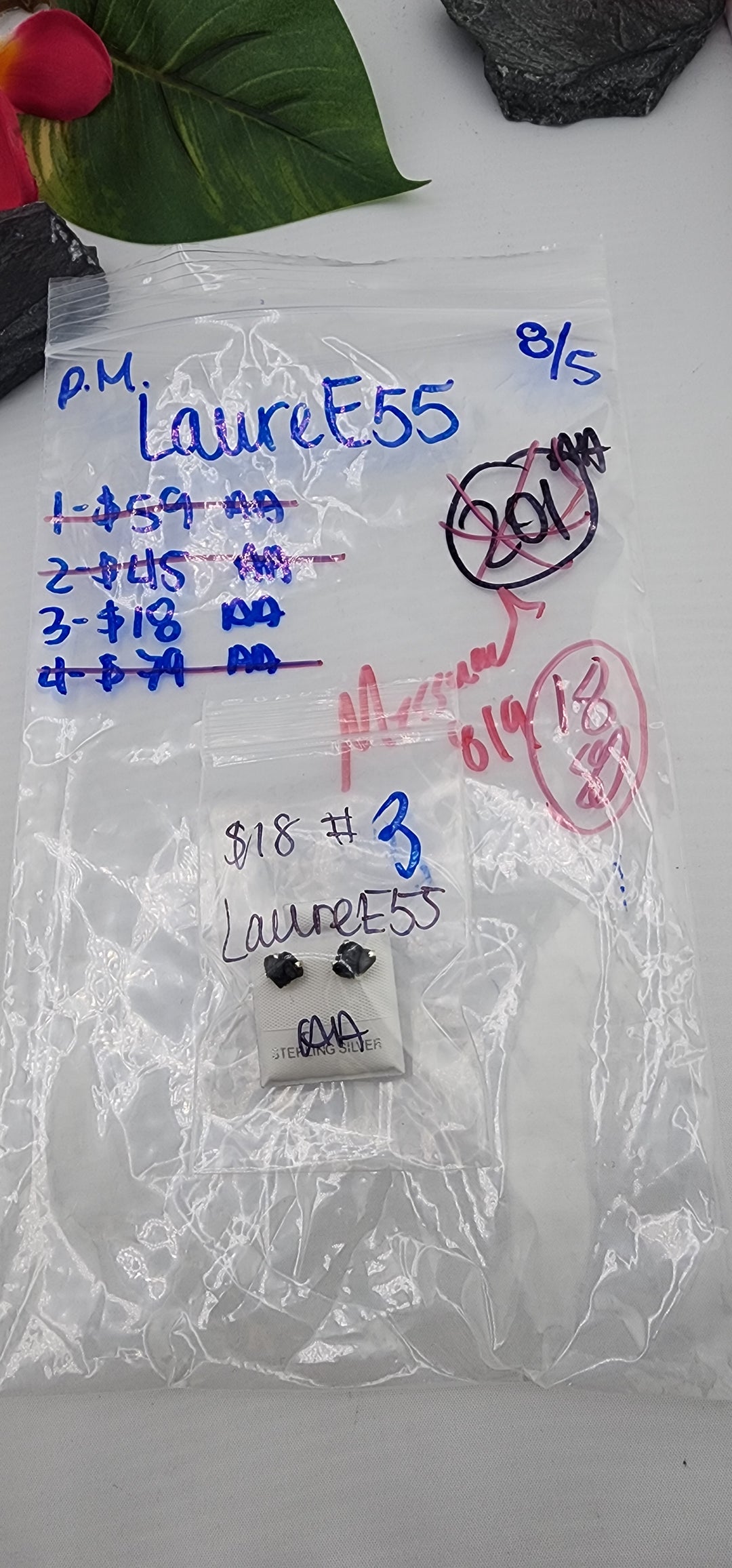 PM SHOW 48HR - RESERVED FOR: LaureE55  - 8/5/2025 FL tiktok Live Show - 1 Sterling Silver Items