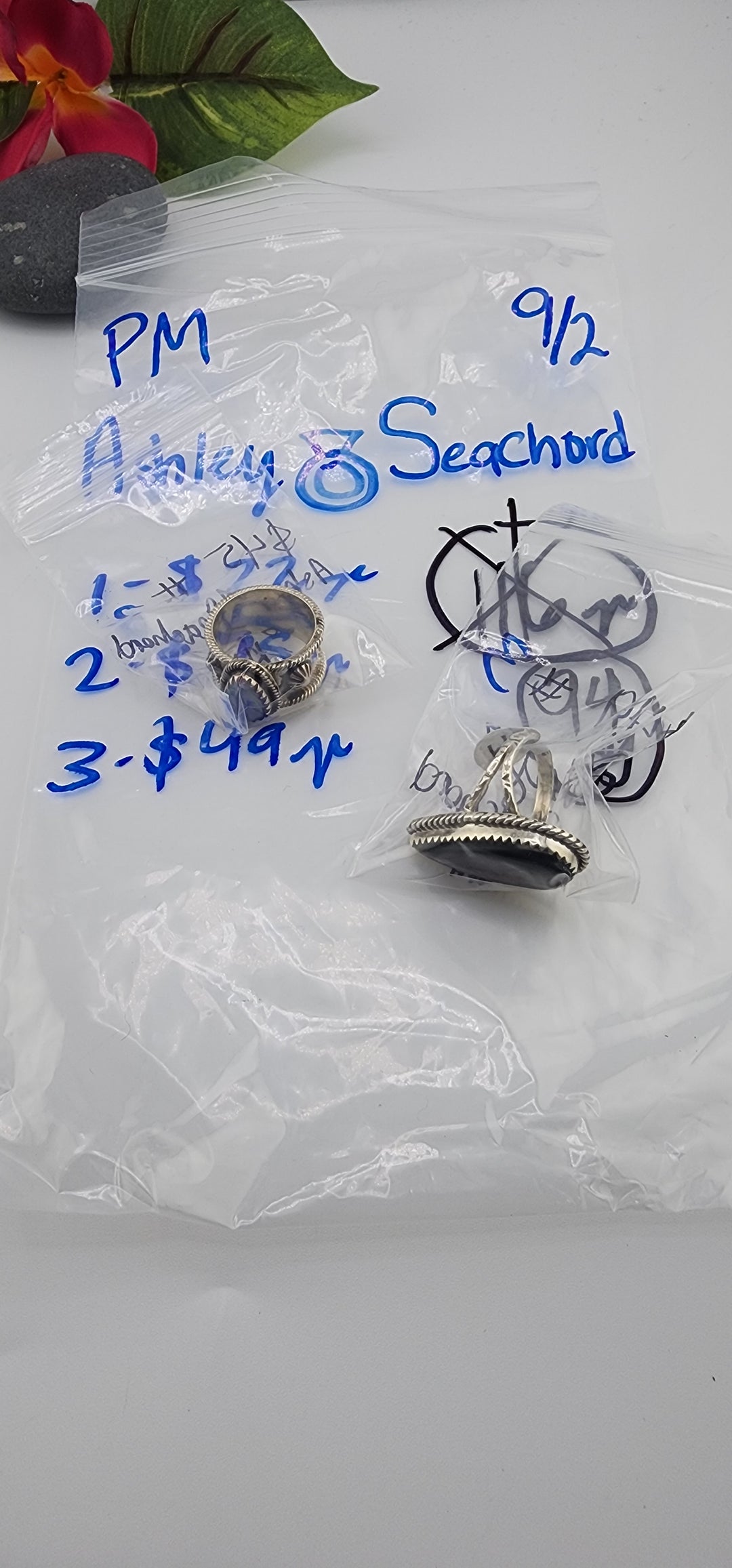 PM SHOW 48HR - RESERVED FOR: Ashley💍Seachord - 9/02/2025 FL tiktok Live Show - 2 Sterling Silver Items