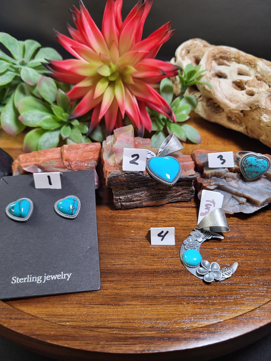 RESERVED FOR: Edna Gonzalez 7/24/24- 4 Sterling Silver Items