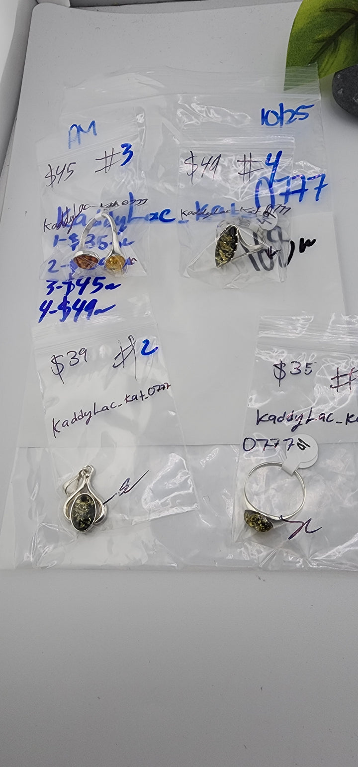 PM SHOW 48HR - RESERVED FOR: kaddyLac_kat_0777 - 10/25/2025 FL tiktok Live Show - 4 Sterling Silver Items