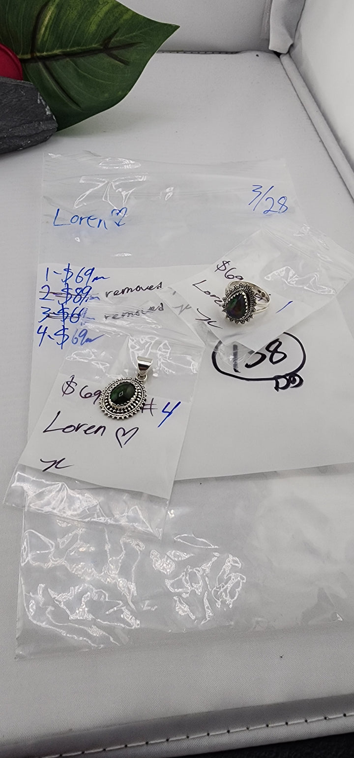 RESERVED FOR: Loren💚 - 3/28/2025 tiktok Live Show -  Sterling Silver Items