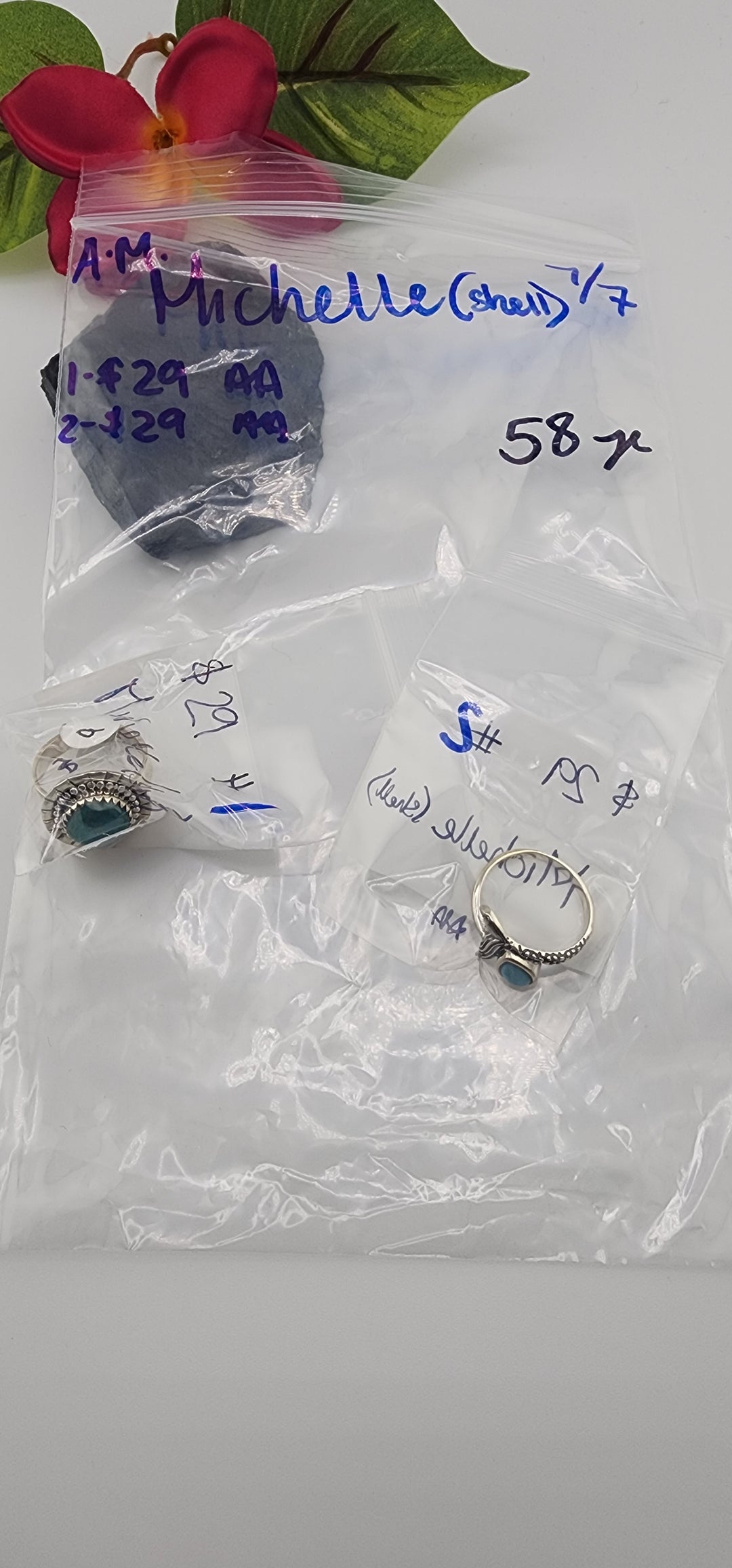 RESERVED FOR: Michelle🐚 - 7/7/2025 tiktok A.M Live Show - 2 Sterling Silver Items