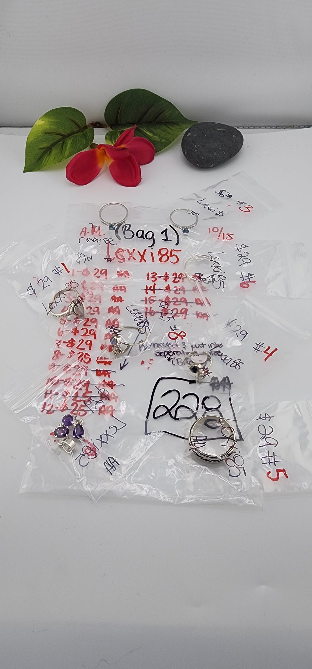 AM SHOW 48HR RESERVED FOR: Lexxi58 (Bag 1) - 10/15/2025 FL tiktok Live Show -  8 Sterling Silver Items