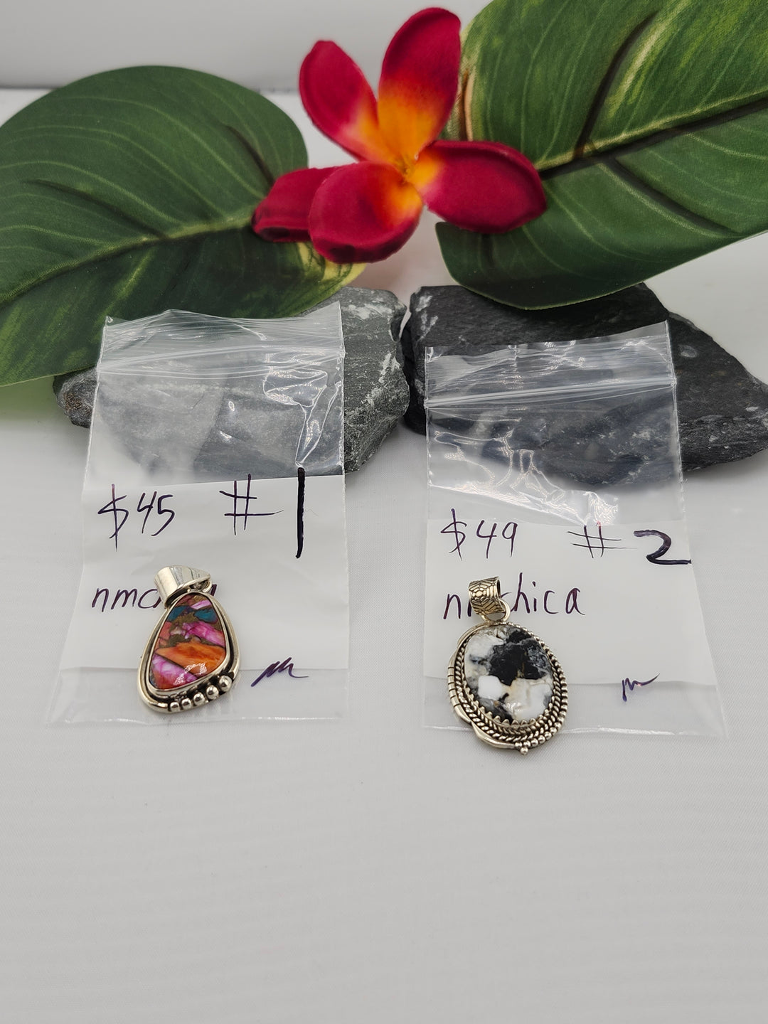 RESERVED FOR: nmchica 4/4/2025 Friday App show Live Show - 2 Sterling Silver Items