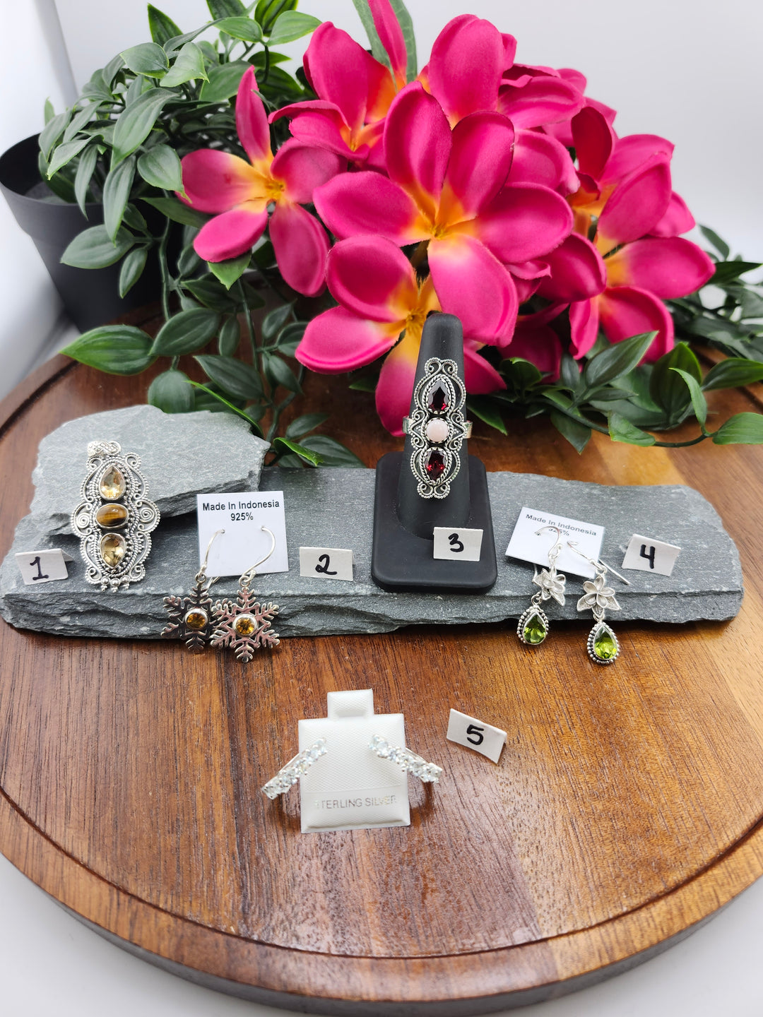 RESERVED FOR:  Pat O'Leary -10/23/2024 - 5 Sterling Silver Items